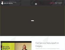 Tablet Screenshot of integrativehealthcentre.com
